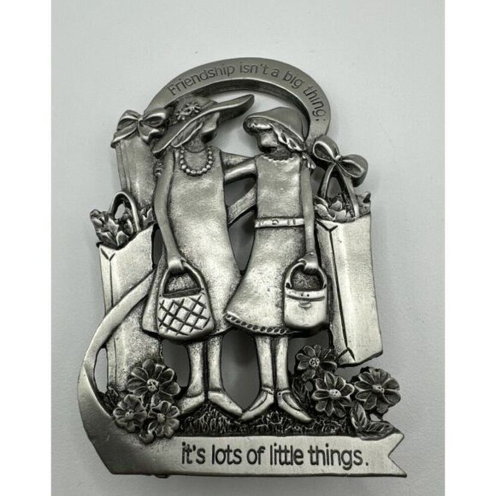 Camco Pewter "Friendship Isn't A Big Thing It's A Lot Of Little‎ Things"